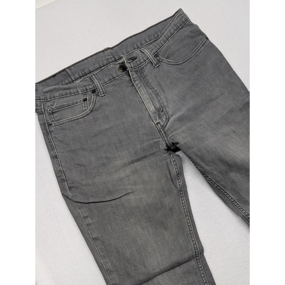 Levis 511 Slim Fit Grey Denim Jeans Mens 36x29 Western